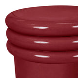 Find Hanson Round Side Table Cherry - Globewest at Bungalow Trading Co.