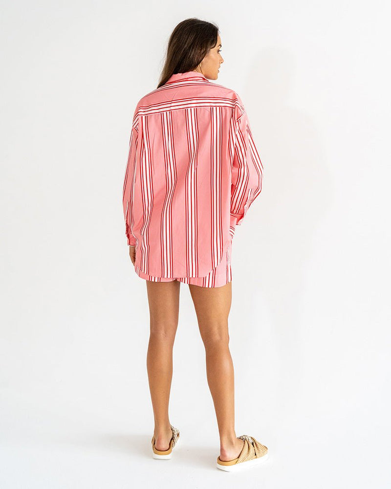 Find Harlem Shirt Candy Stripe - Elms + King at Bungalow Trading Co.