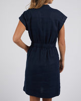 Find Harlow Dress Navy - Foxwood at Bungalow Trading Co.