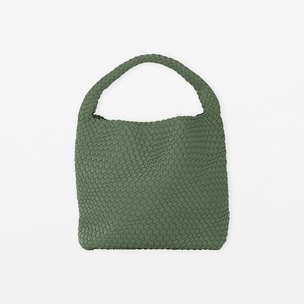 Find Haydee Weave Hobo Bag Basil - Stella + Gemma at Bungalow Trading Co.