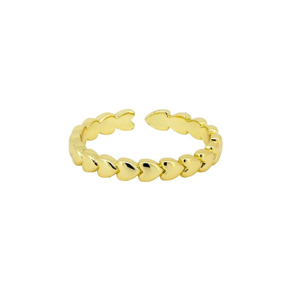 Find Heart Band Ring Gold - Tiger Tree at Bungalow Trading Co.