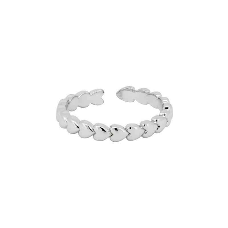 Find Heart Band Ring Silver - Tiger Tree at Bungalow Trading Co.