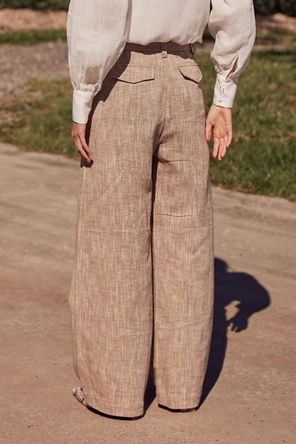 Find Herald Pant Caramel X Dye - Zoe Kratzmann at Bungalow Trading Co.