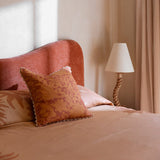 Find Herb Reverse Pink Peach Cushion Linen 50cm - Bonnie & Neil at Bungalow Trading Co.