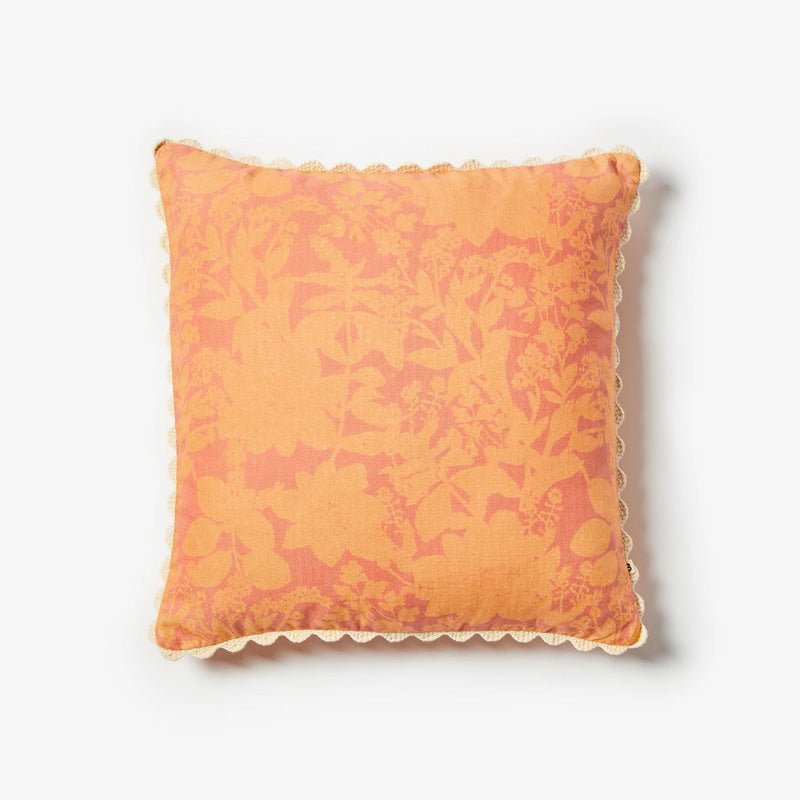 Find Herb Reverse Pink Peach Cushion Linen 50cm - Bonnie & Neil at Bungalow Trading Co.