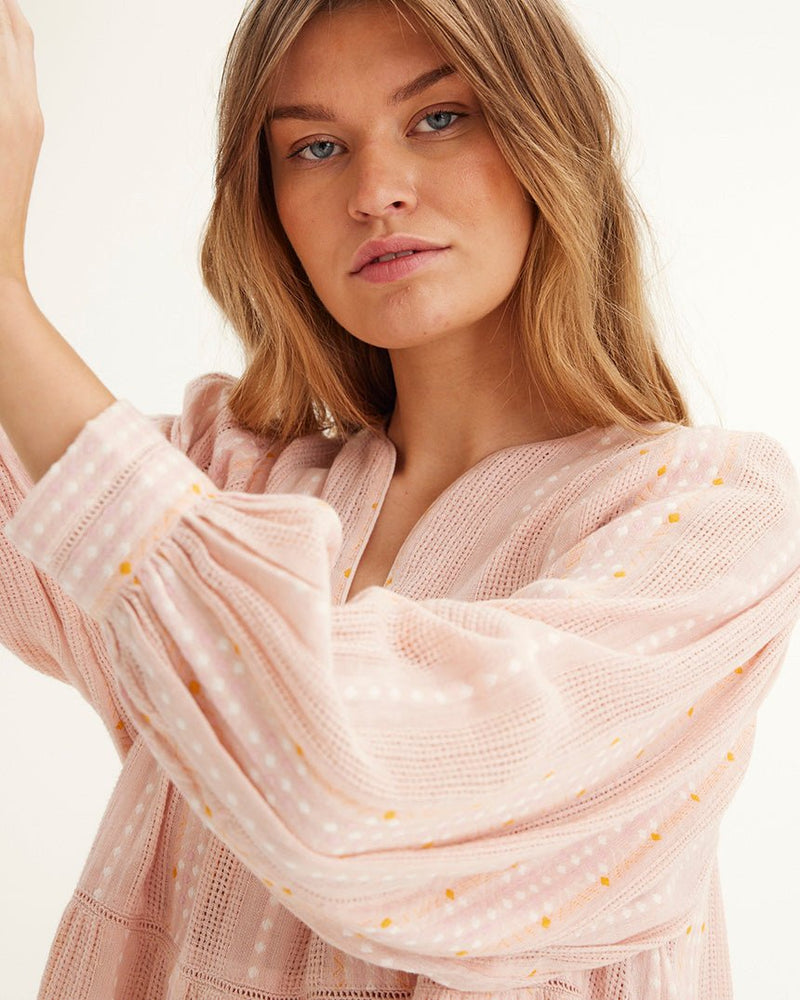 Find Hiba Blouse Soft Rose - Summery Copenhagen at Bungalow Trading Co.