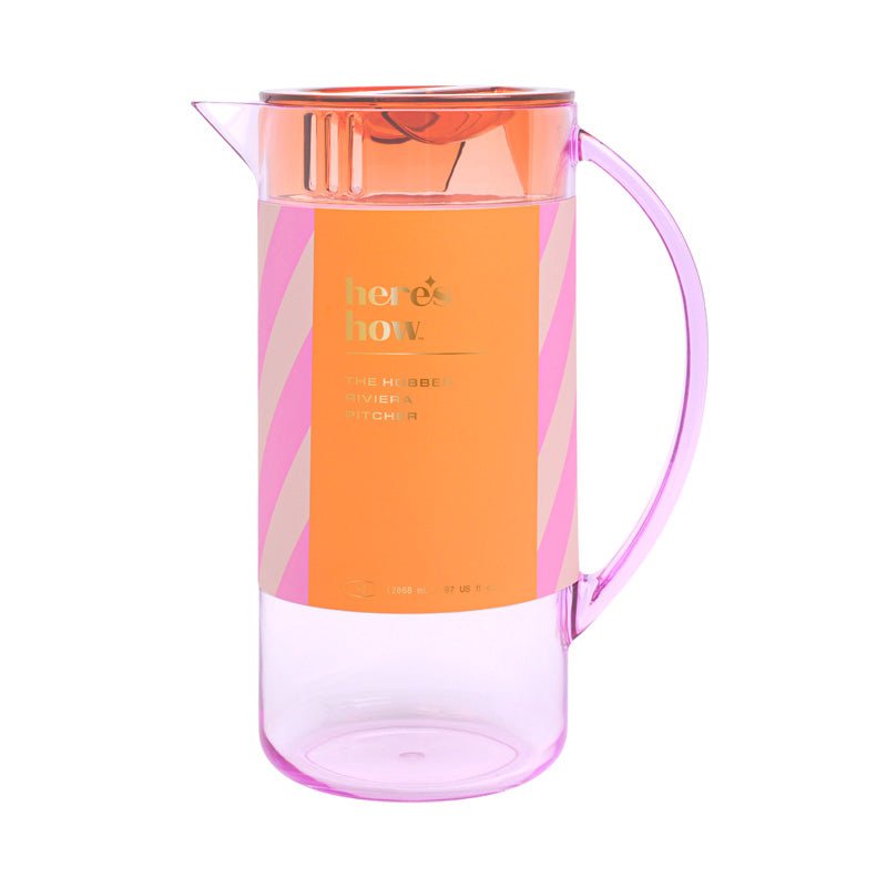 Find Hobbes Pitcher Lilac/Orange - Designworks at Bungalow Trading Co.