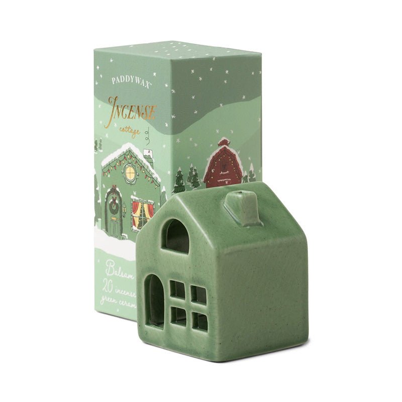 Find Holiday Cottage Incense Cone Holder Green - Designworks at Bungalow Trading Co.