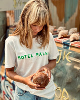 Find Hotel Palma Green T Shirt - Little Palma at Bungalow Trading Co.