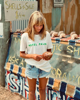 Find Hotel Palma Green T Shirt - Little Palma at Bungalow Trading Co.