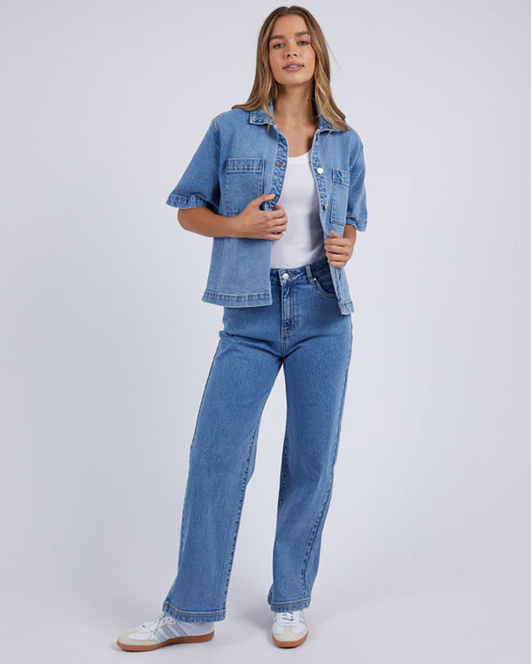 Find Huntleigh Denim Shirt - Foxwood at Bungalow Trading Co.