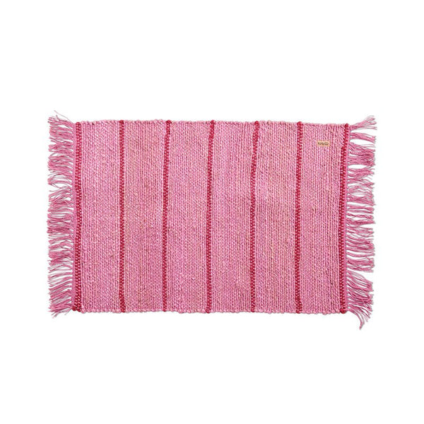 Find Iced Vovo Stripe Jute Floor Mat - Kip & Co at Bungalow Trading Co.