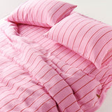 Find Iced Vovo Stripe Linen Fitted Sheets - Kip & Co at Bungalow Trading Co.