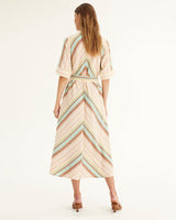 Find Imana Button Dress Ocean Weave - Summery Copenhagen at Bungalow Trading Co.