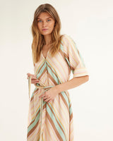 Find Imana Button Dress Ocean Weave - Summery Copenhagen at Bungalow Trading Co.