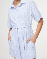 Find Immy Dress Cerulean Fray - Kinney at Bungalow Trading Co.