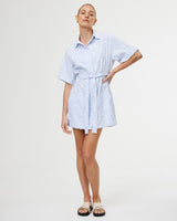 Find Immy Dress Cerulean Fray - Kinney at Bungalow Trading Co.