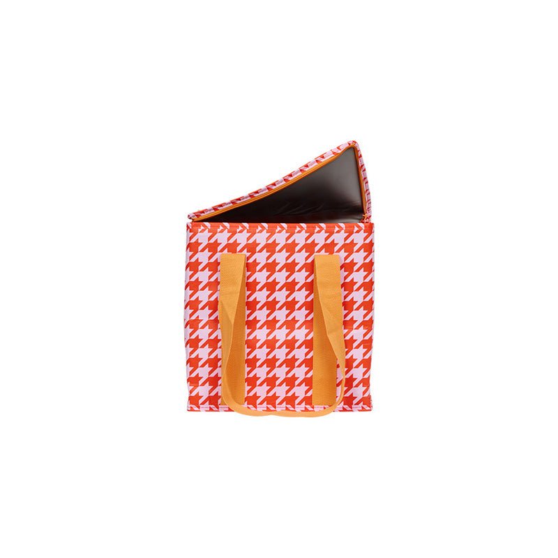 Find Insulated Tote Houndstooth - Project Ten at Bungalow Trading Co.