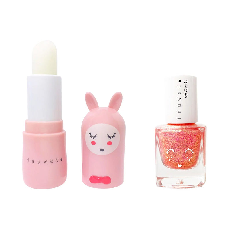 Strawberry Lip Balm + Polish Duo
