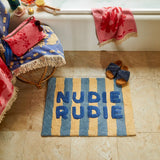 Find Ira Nudie Rudie Bath Mat Blue Jean - Sage & Clare at Bungalow Trading Co.