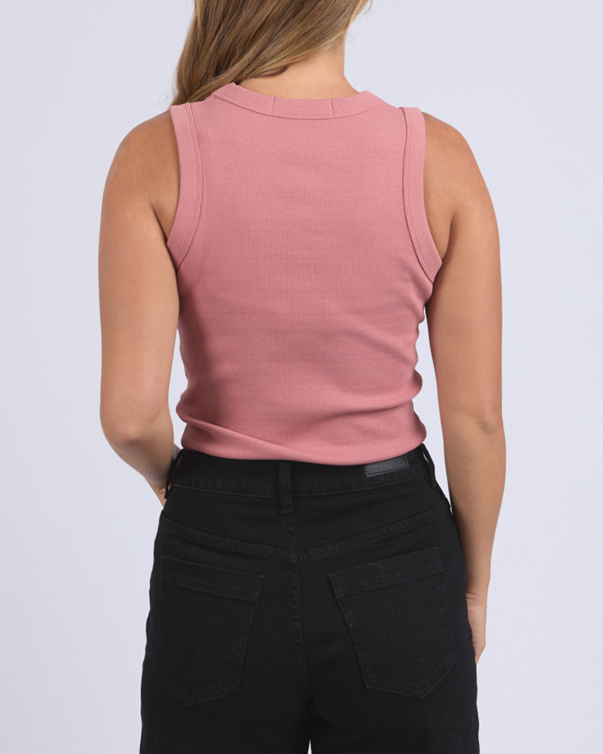 Iris Tank Dusty Rose