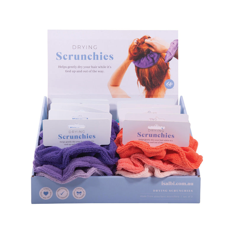 Drying Scrunchies Purple