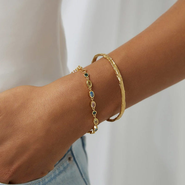 Find Isadora Gold Bracelet Multi - Arms of Eve at Bungalow Trading Co.