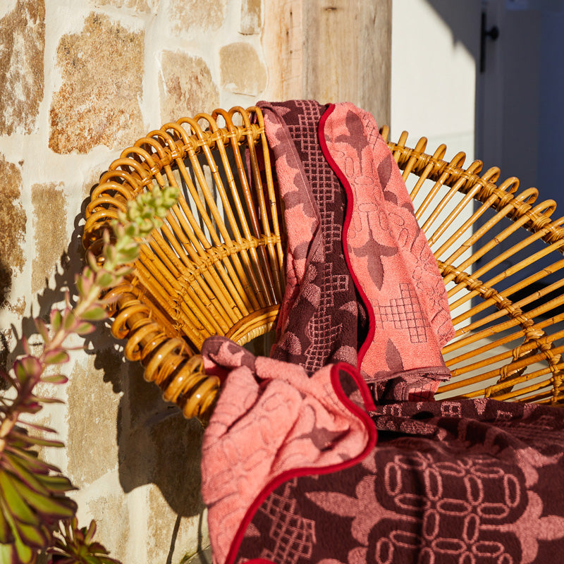 Esme Bath Sheet Hibiscus