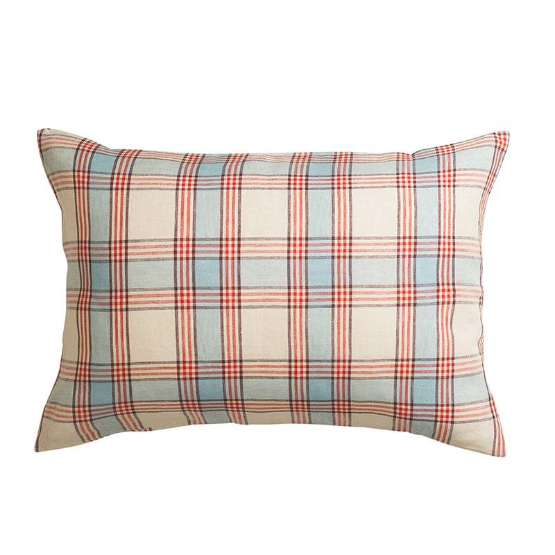 Isla Linen Pillowcase Set Cerulean