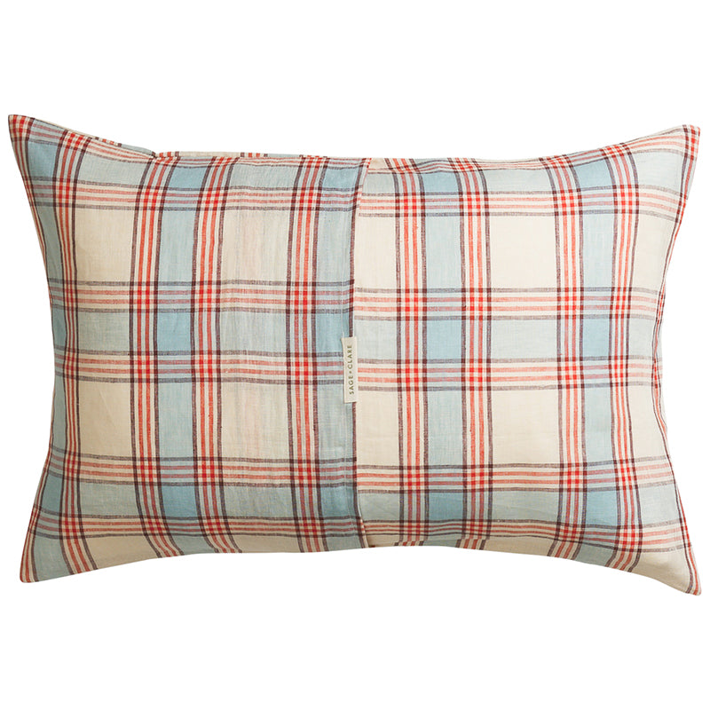 Isla Linen Pillowcase Set Cerulean