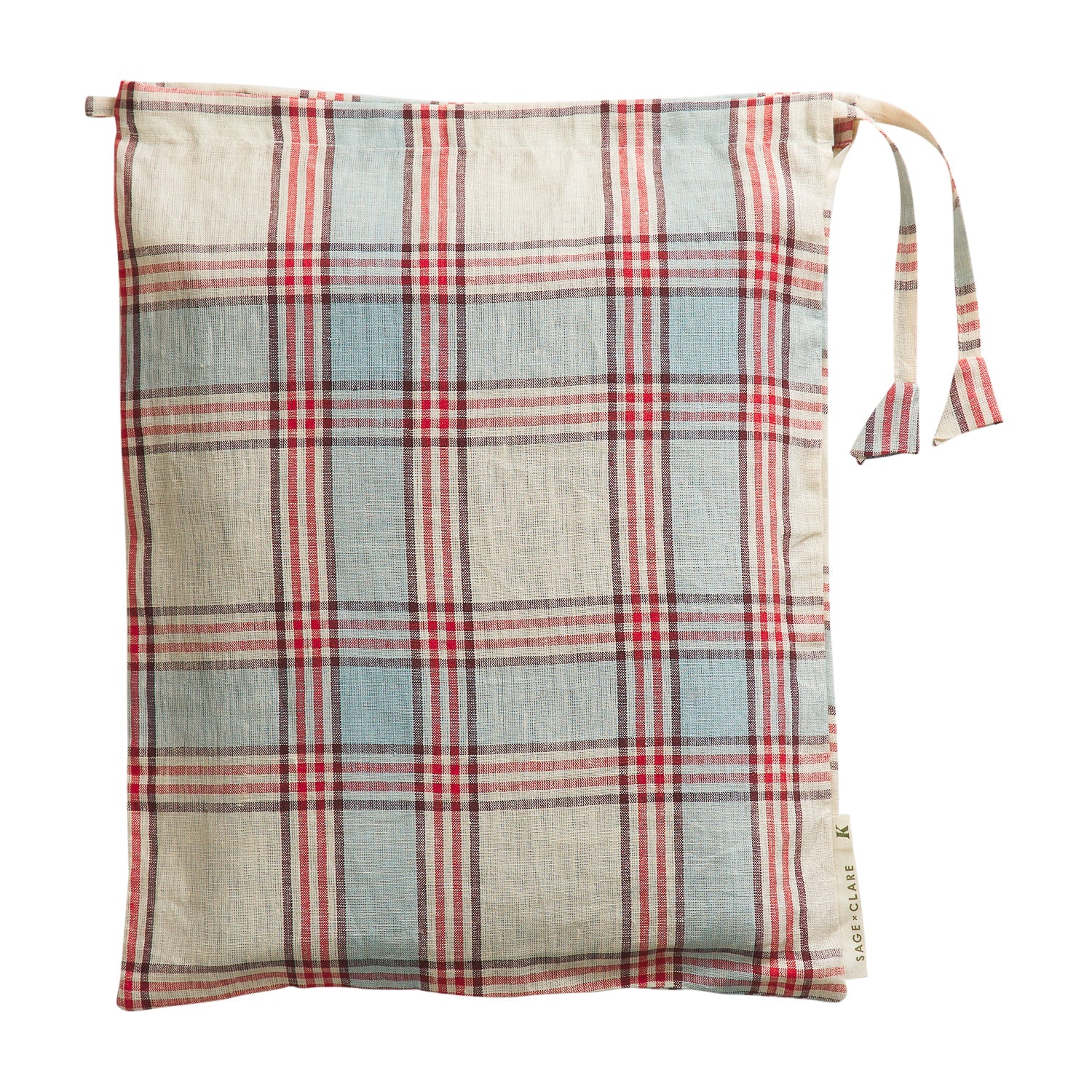 Isla Linen Quilt Cover Cerulean