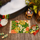 Francesca Bath Mat Kelp
