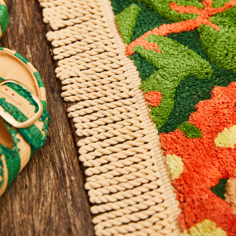 Francesca Bath Mat Kelp