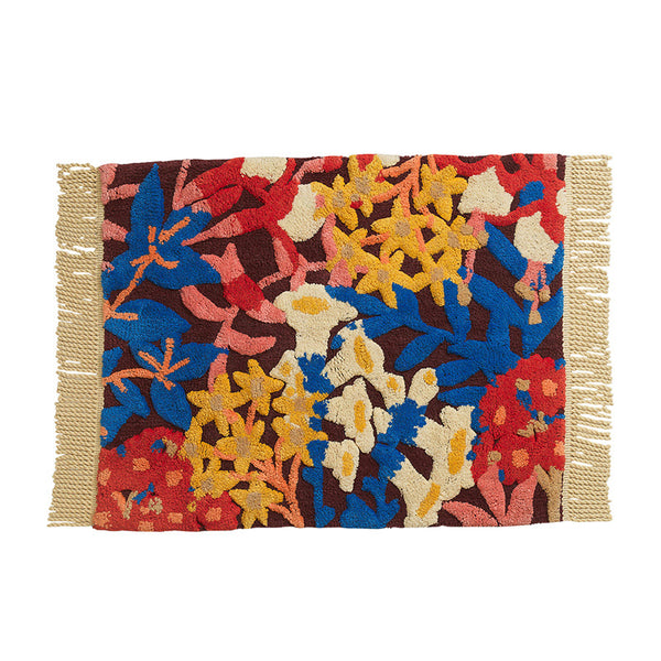 Francesca Bath Mat Garnet