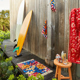 Francesca Bath Mat Garnet