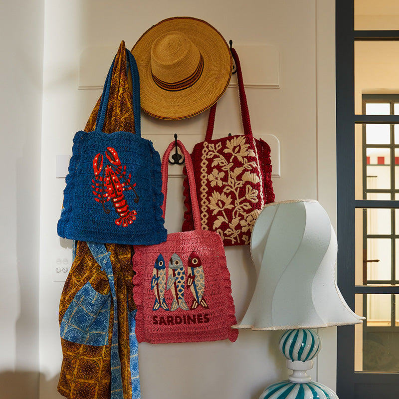 Amelita Crochet Lobster Tote Bag