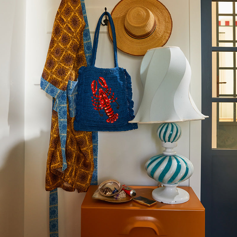 Amelita Crochet Lobster Tote Bag
