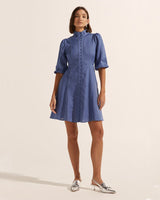 Find Jargon Dress Steel - Zoe Kratzmann at Bungalow Trading Co.