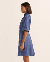 Find Jargon Dress Steel - Zoe Kratzmann at Bungalow Trading Co.