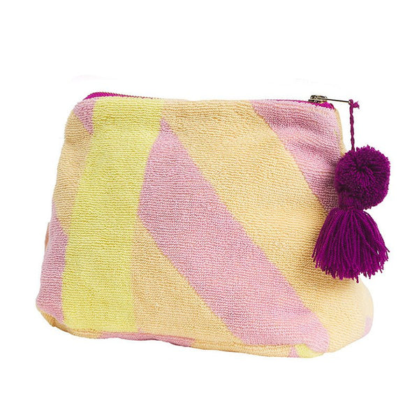 Find Jarita Terry Pouch Mauve Medium - Sage & Clare at Bungalow Trading Co.