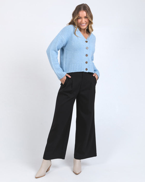 Jensen Button Cardigan Light Blue