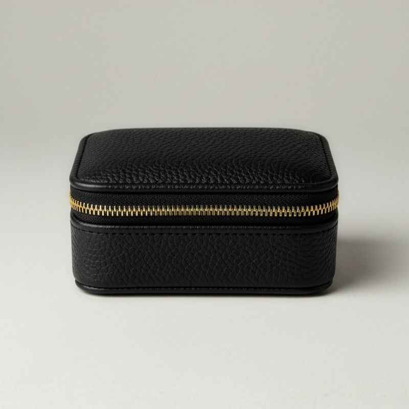 Jewellery Box Black Rectangle Small