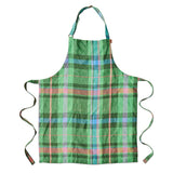 Find Jewel of the Nile Tartan Linen Apron - Kip & Co at Bungalow Trading Co.