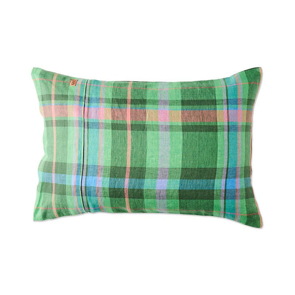 Find Jewel of the Nile Tartan Linen Pillowcases Set of 2 - Kip & Co at Bungalow Trading Co.