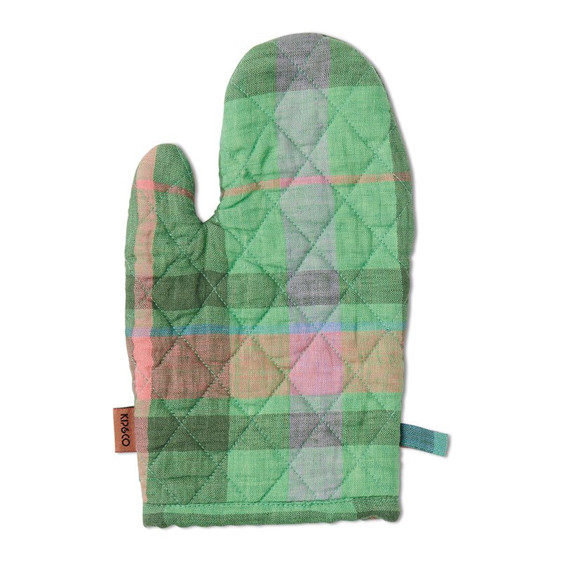 Find Jewel of The Nile Tartan Oven Mitt - Kip & Co at Bungalow Trading Co.