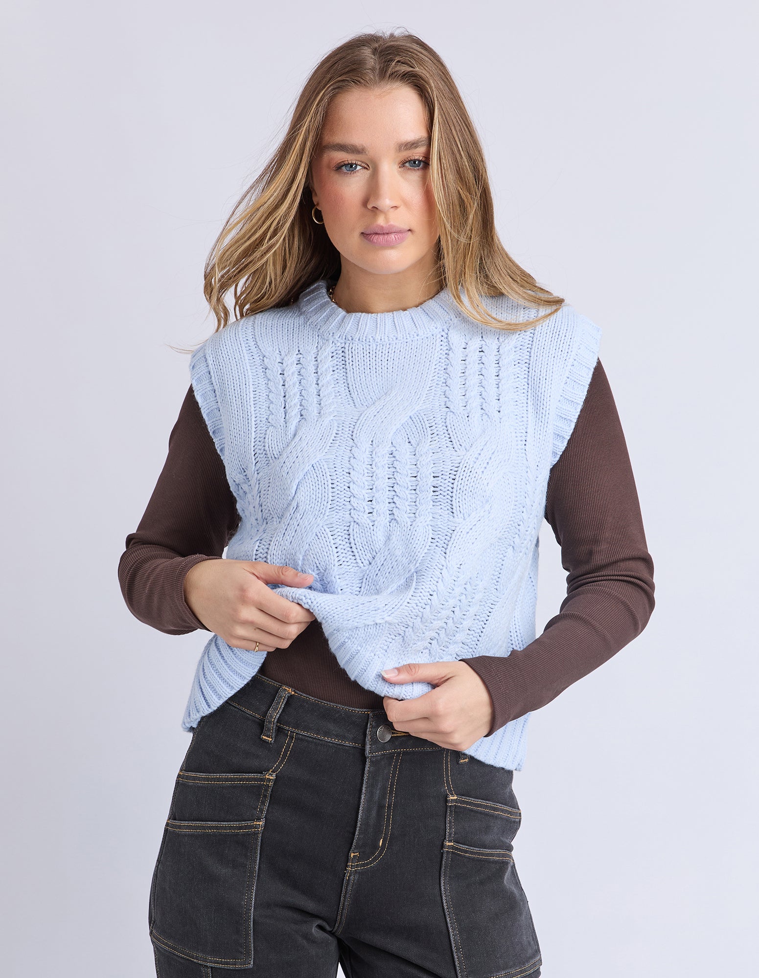 Josie Knit Top Ice