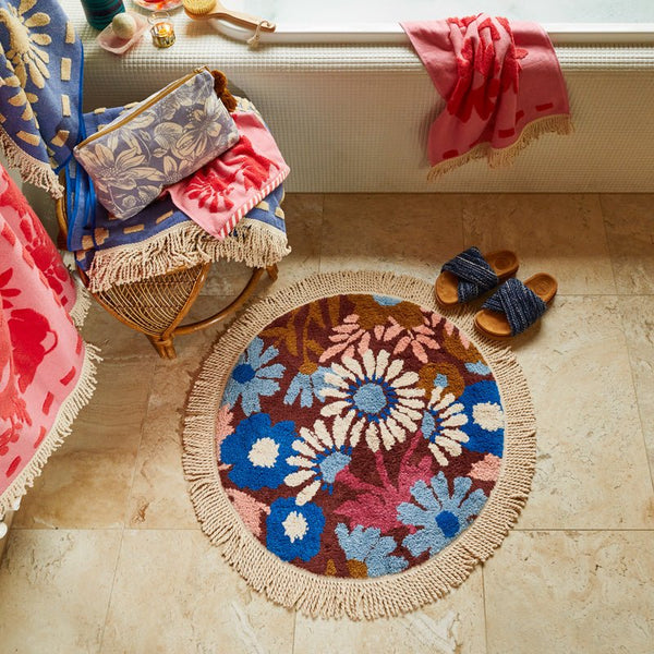 Find Joti Round Bath Mat - Sage & Clare at Bungalow Trading Co.