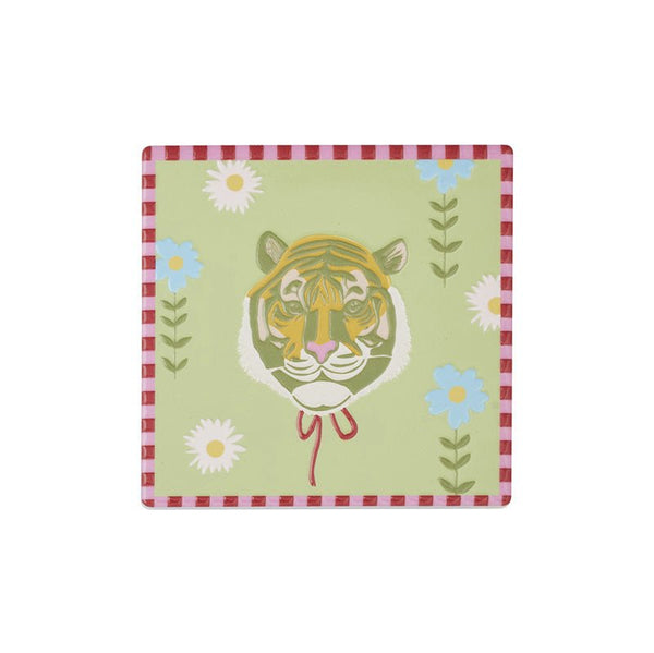 Find Jungle Ceramic Coaster Tiger - Coast to Coast at Bungalow Trading Co.