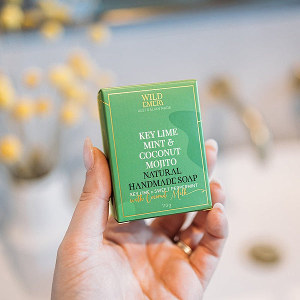 Find Key Lime Mint & Coconut Mojito Soap - Wild Emery at Bungalow Trading Co.