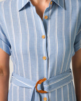 Kinsley Dress Capri Stripe